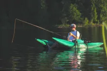 User submitted picture: Trout fishing with dad du...