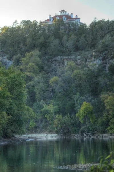 User submitted picture: House over Sylamore Creek