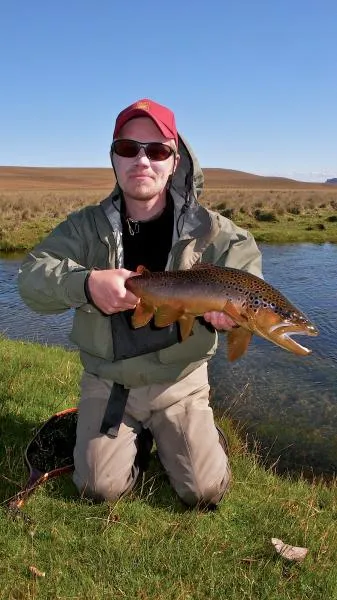 User submitted picture: Proud guide with a Patago...